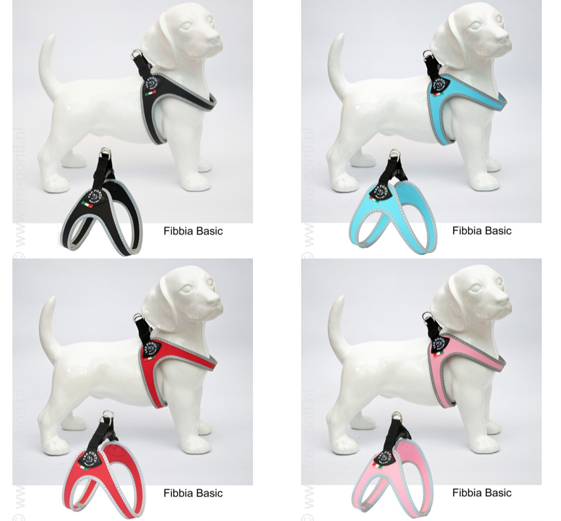 Hondentuig Tre ponti terzo fibbia reflecterend