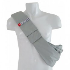 4lazylegs draagzak pocket canvas Mineral gray