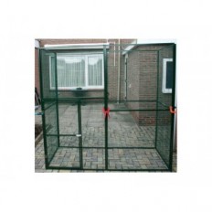Groene Voliere 310 x 102 + achterwand