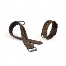 Leren halsband Naskapi