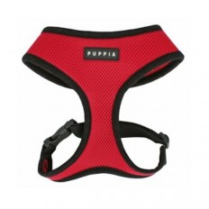 Puppia Soft Mesh hondentuig rood