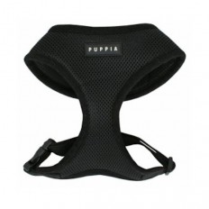 Puppia Soft Mesh hondentuig zwart