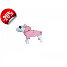 Honden regenjas  roze
