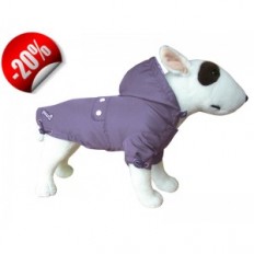 Honden regenjas Paars hondenkleding
