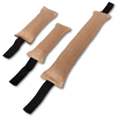 Hondenspeelgoed jute payrol met handvat