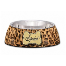 Loving Pets Milano Bowl Spoiled Leopard for Dogs