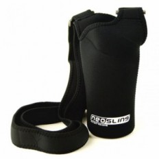Neosling Dog water bottle holder Jet Black