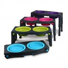 Popware Adjustable Height Pet Feeder