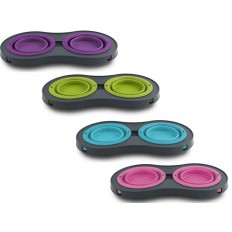 Popware Double Elevated feeder voerbak kleuren