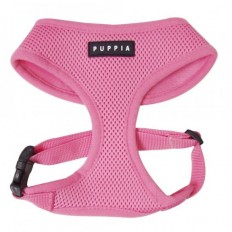 Puppia Soft Mesh hondentuig roze L