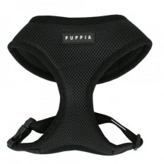 Puppia Soft Mesh hondentuig zwart L
