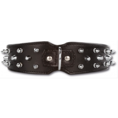 Halsband Doxtasy Savage Spikes 45 mm zwart