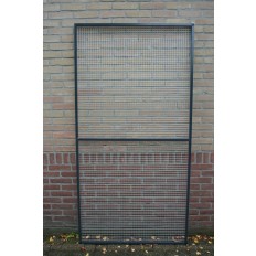 Voliere paneel dak 102 cm x 209 cm antraciet aluminium