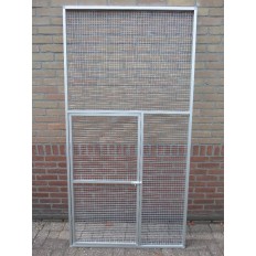 Voliere paneel met deur