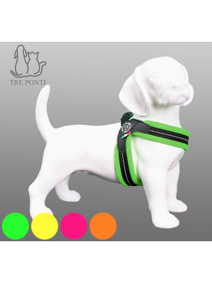 Tre Ponti Fibbia hondentuigje Mesh fluoro