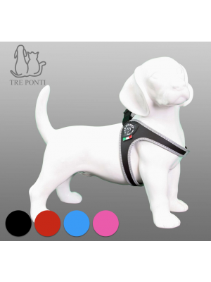 Tre ponti fibbia hondentuig reflecterend