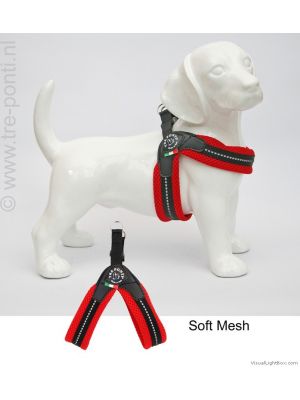 tre ponti fibbia mesh rood